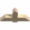 Ekena Millwork Eugene Rough Sawn Timber Gable Bracket, Douglas Fir, 36"W x 16"H x 6"D x 6"F, 11/12 Pitch GBW036X16X0606EUG00RDF - alternate 2